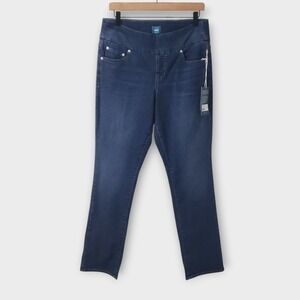 Jag Jeans Peri Straight Mid Rise Jeans Anchor Blue 8P JP2115AU315 31 Inseam